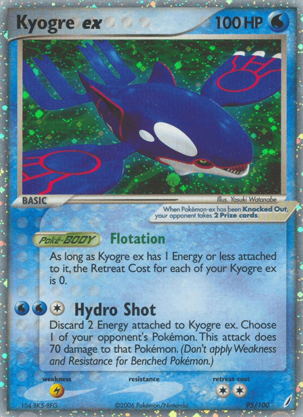 Kyogre ex (95/100) [EX: Crystal Guardians] Pokemon Single Pokémon  | Multizone: Comics And Games