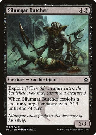 Silumgar Butcher [Dragons of Tarkir] MTG Single Magic: The Gathering  | Multizone: Comics And Games
