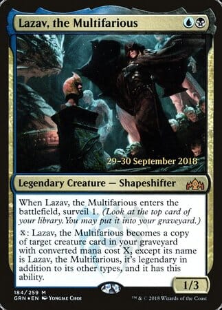 Lazav, the Multifarious [Guilds of Ravnica Promos] MTG Single Magic: The Gathering  | Multizone: Comics And Games