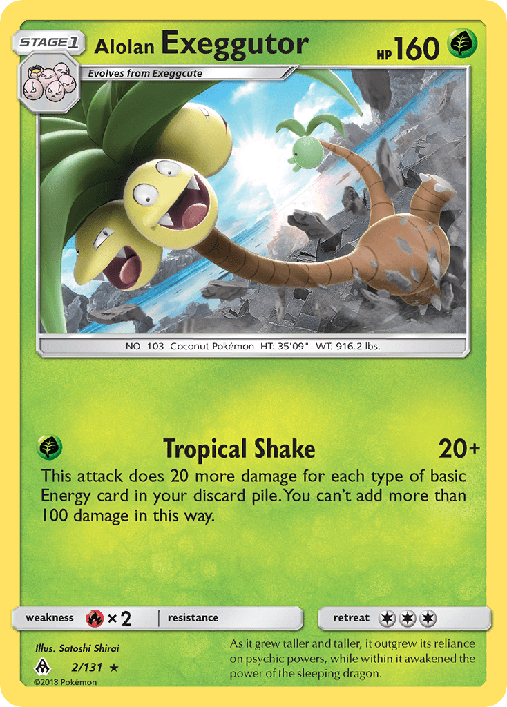 Alolan Exeggutor (2/131) [Sun & Moon: Forbidden Light] Pokemon Single Pokémon  | Multizone: Comics And Games