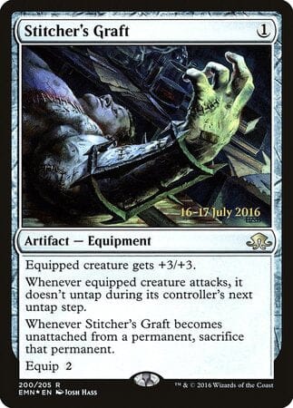 Stitcher's Graft [Eldritch Moon Promos] MTG Single Magic: The Gathering  | Multizone: Comics And Games