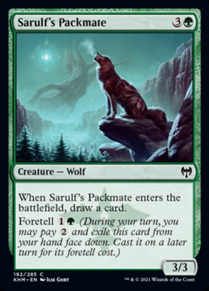 Sarulf's Packmate [Kaldheim] MTG Single Magic: The Gathering  | Multizone: Comics And Games