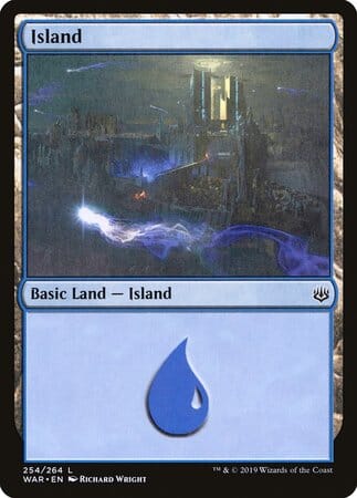 Island (254) [War of the Spark] MTG Single Magic: The Gathering  | Multizone: Comics And Games