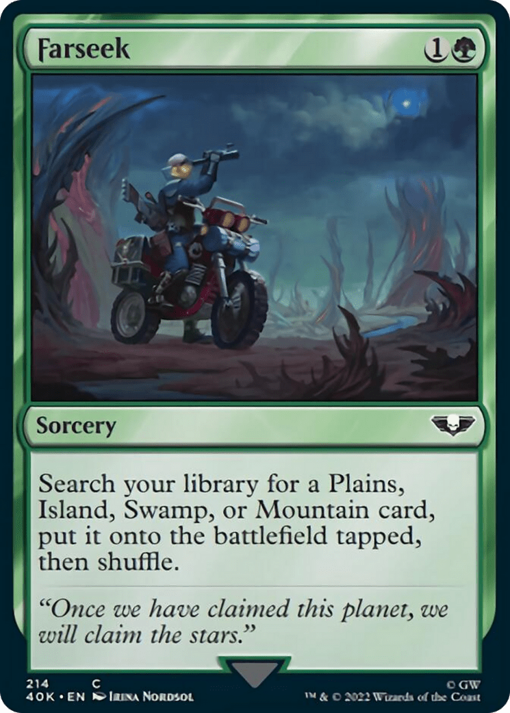 Farseek [Universes Beyond: Warhammer 40,000] MTG Single Magic: The Gathering  | Multizone: Comics And Games