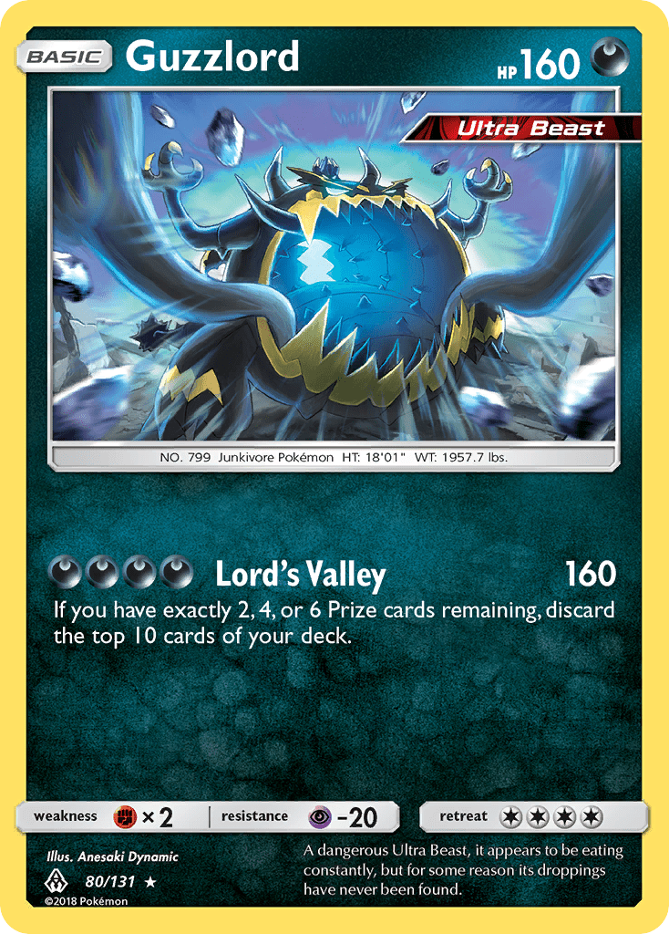 Guzzlord (80/131) [Sun & Moon: Forbidden Light] Pokemon Single Pokémon  | Multizone: Comics And Games