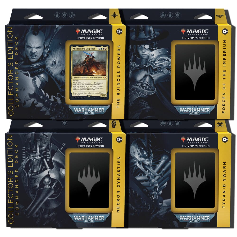 COLLECTOR'S EDITION Warhammer 40k commander decks (FULL FOIL) MTG Multizone: Comics And Games Tyranid swarm  | Multizone: Comics And Games