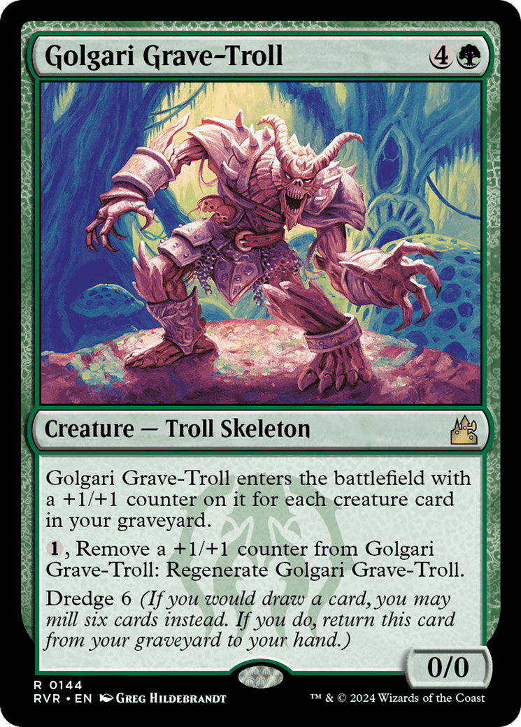 Golgari Grave-Troll [Ravnica Remastered] MTG Single Magic: The Gathering  | Multizone: Comics And Games