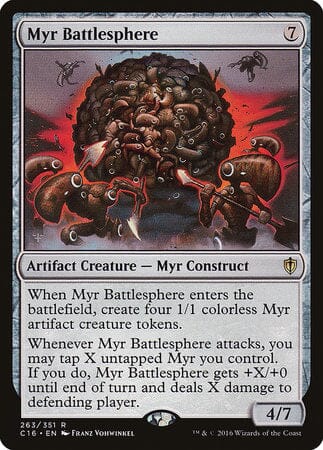 Myr Battlesphere [Commander 2016] MTG Single Magic: The Gathering  | Multizone: Comics And Games