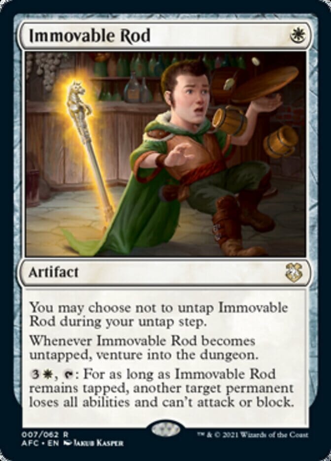 Immovable Rod [Dungeons & Dragons: Adventures in the Forgotten Realms Commander] MTG Single Magic: The Gathering  | Multizone: Comics And Games