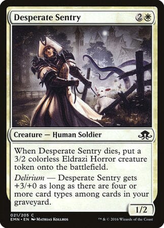 Desperate Sentry [Eldritch Moon] MTG Single Magic: The Gathering  | Multizone: Comics And Games