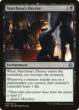 Marchesa's Decree [Conspiracy: Take the Crown] MTG Single Magic: The Gathering  | Multizone: Comics And Games