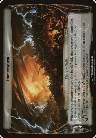 Immersturm (Planechase) [Planechase Planes] MTG Single Magic: The Gathering  | Multizone: Comics And Games