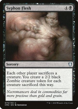 Syphon Flesh [Commander Anthology Volume II] MTG Single Magic: The Gathering  | Multizone: Comics And Games