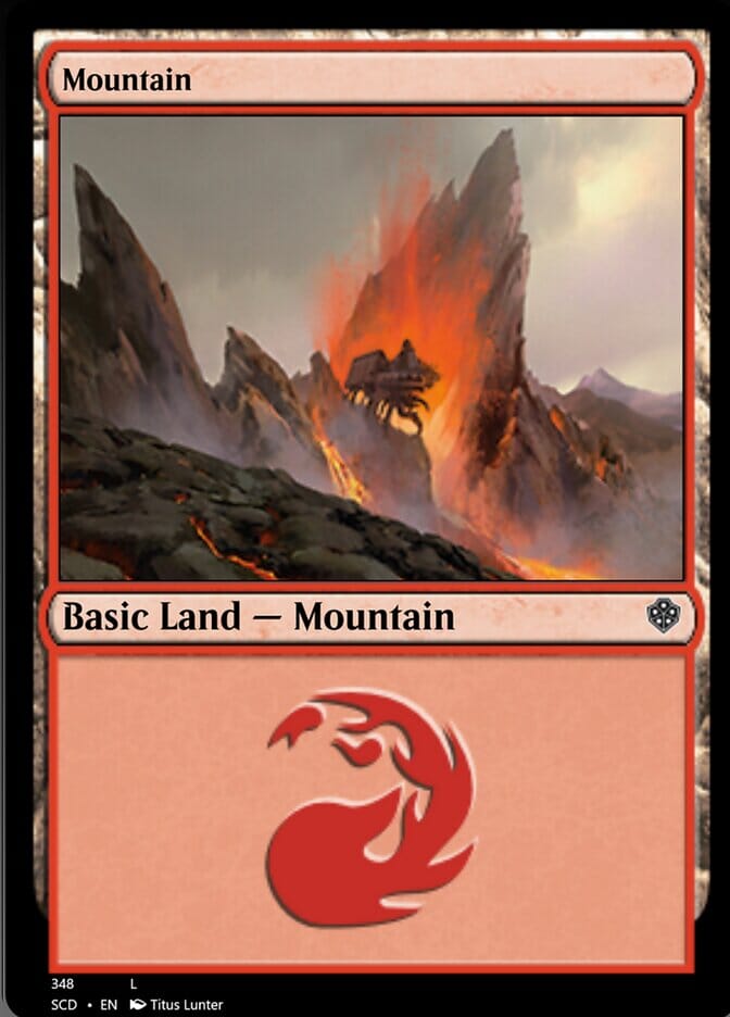 Mountain (348) [Starter Commander Decks] MTG Single Magic: The Gathering  | Multizone: Comics And Games