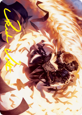 Revel in Silence Art Card (Gold-Stamped Signature) [Strixhaven: School of Mages Art Series] MTG Single Magic: The Gathering  | Multizone: Comics And Games