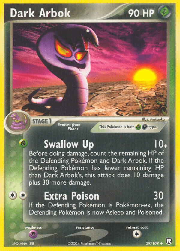 Dark Arbok (29/109) [EX: Team Rocket Returns] Pokemon Single Pokémon  | Multizone: Comics And Games