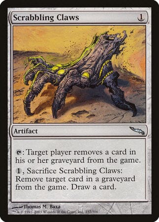 Scrabbling Claws [Mirrodin] MTG Single Magic: The Gathering  | Multizone: Comics And Games