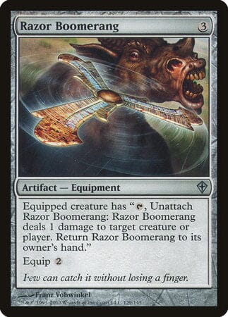 Razor Boomerang [Worldwake] MTG Single Magic: The Gathering  | Multizone: Comics And Games