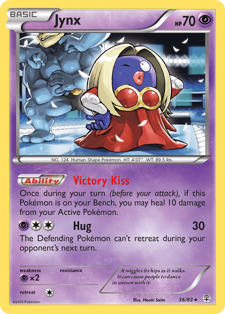 Jynx (36/83) [XY: Generations] Pokemon Single Pokémon  | Multizone: Comics And Games
