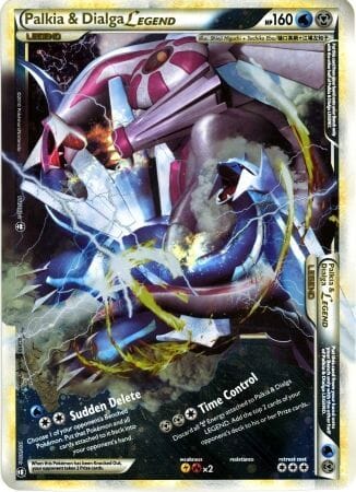 Palkia & Dialga LEGEND (101/102) (Jumbo Card) [HeartGold & SoulSilver: Triumphant] Pokemon Single Pokémon  | Multizone: Comics And Games
