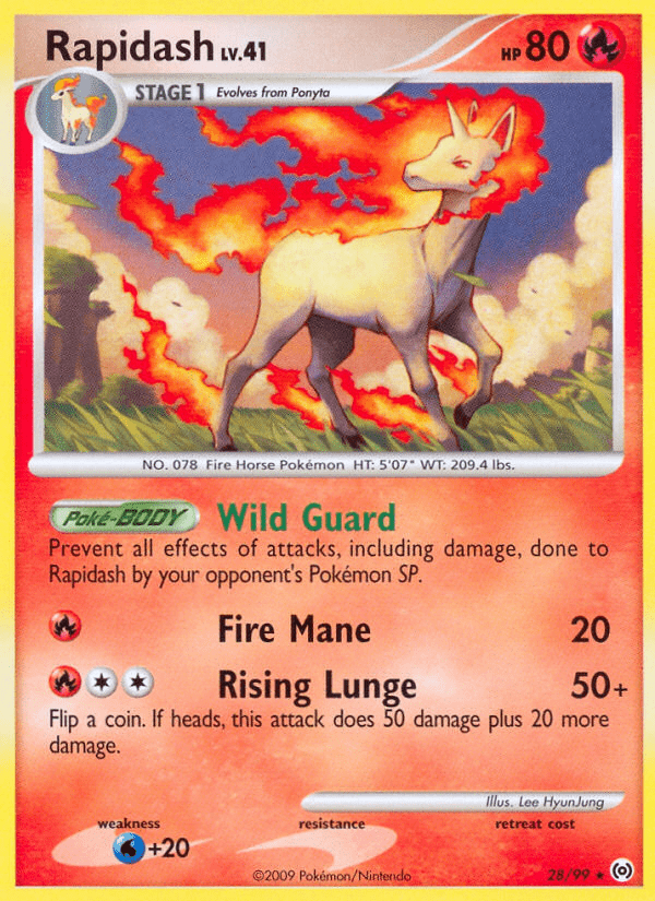 Rapidash (28/99) [Platinum: Arceus] Pokemon Single Pokémon  | Multizone: Comics And Games