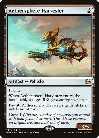 Aethersphere Harvester [Aether Revolt] MTG Single Magic: The Gathering  | Multizone: Comics And Games