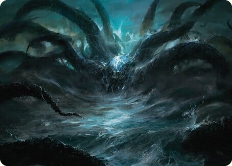 The Watcher in the Water Art Card [The Lord of the Rings: Tales of Middle-earth Art Series] MTG Single Magic: The Gathering  | Multizone: Comics And Games