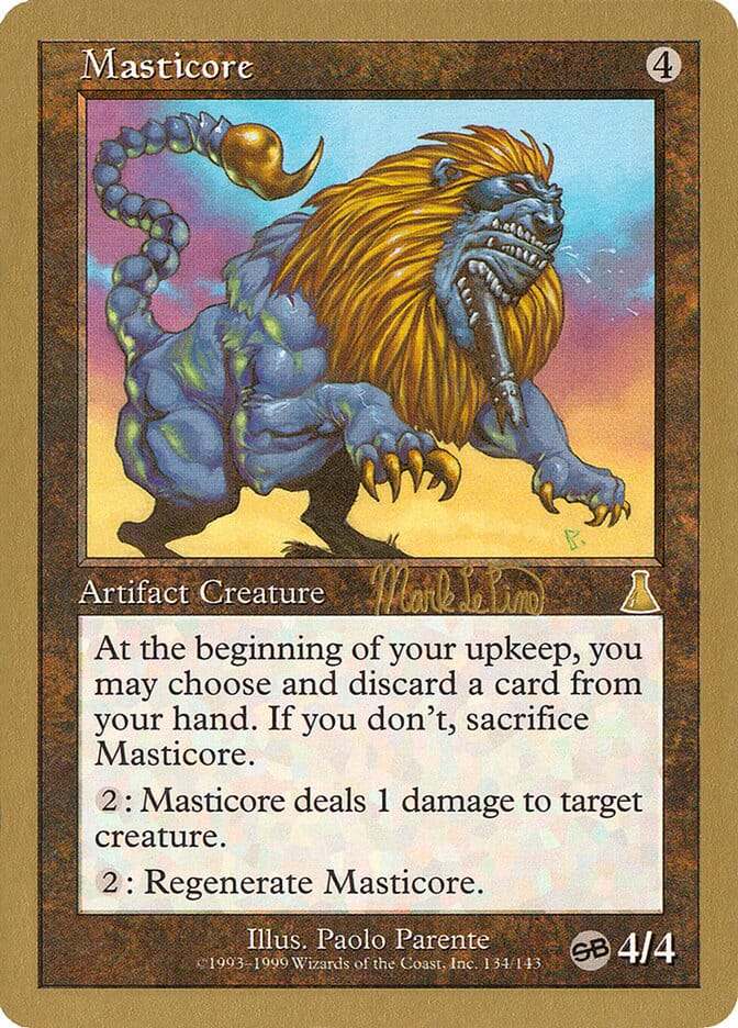 Masticore (Mark Le Pine) (SB) [World Championship Decks 1999] MTG Single Magic: The Gathering  | Multizone: Comics And Games