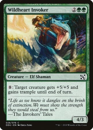 Wildheart Invoker [Duel Decks: Elves vs. Inventors] MTG Single Magic: The Gathering  | Multizone: Comics And Games