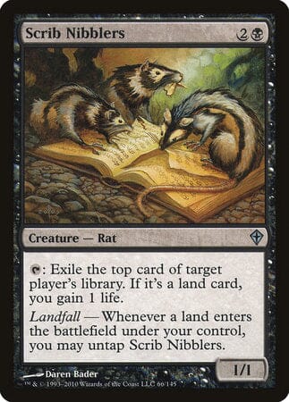 Scrib Nibblers [Worldwake] MTG Single Magic: The Gathering  | Multizone: Comics And Games