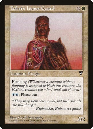 Teferi's Honor Guard [Visions] MTG Single Magic: The Gathering  | Multizone: Comics And Games