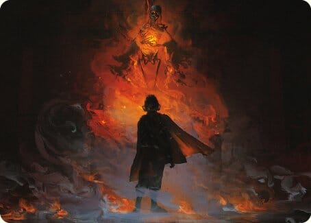 Pippin, Guard of the Citadel Art Card [The Lord of the Rings: Tales of Middle-earth Art Series] MTG Single Magic: The Gathering  | Multizone: Comics And Games