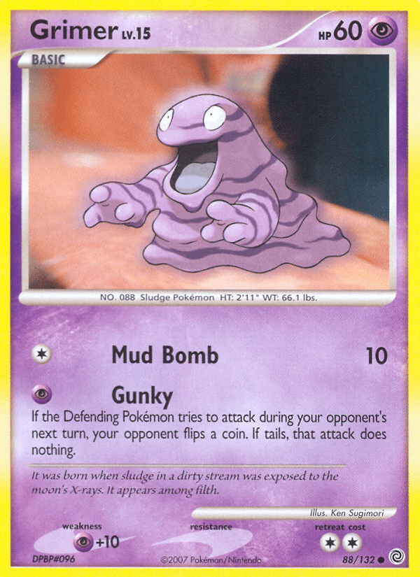 Grimer (88/132) [Diamond & Pearl: Secret Wonders] Pokemon Single Pokémon  | Multizone: Comics And Games