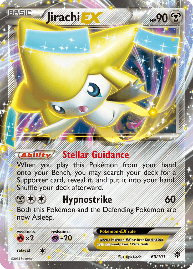 Jirachi EX (60/101) [Black & White: Plasma Blast] Pokemon Single Pokémon  | Multizone: Comics And Games