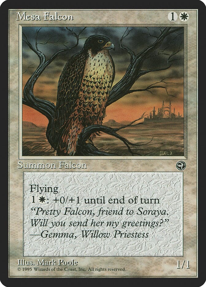 Mesa Falcon (Gemma Flavor Text) [Homelands] MTG Single Magic: The Gathering  | Multizone: Comics And Games