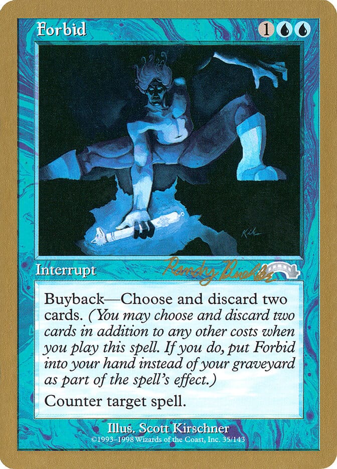 Forbid (Randy Buehler) [World Championship Decks 1998] MTG Single Magic: The Gathering  | Multizone: Comics And Games