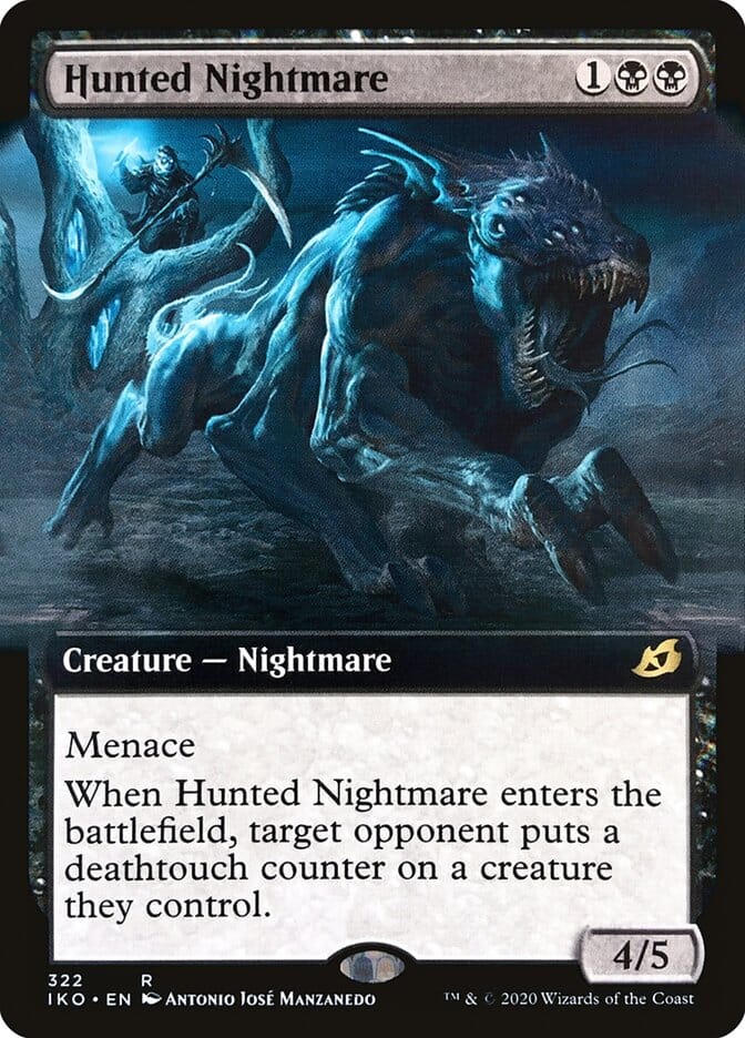 Hunted Nightmare (Extended Art) [Ikoria: Lair of Behemoths] MTG Single Magic: The Gathering  | Multizone: Comics And Games