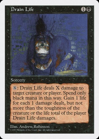 Drain Life [Fifth Edition] MTG Single Magic: The Gathering  | Multizone: Comics And Games