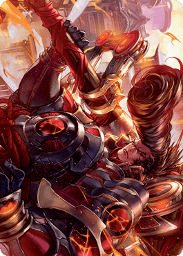 Upriser Renegade Art Card [Kamigawa: Neon Dynasty Art Series] MTG Single Magic: The Gathering  | Multizone: Comics And Games