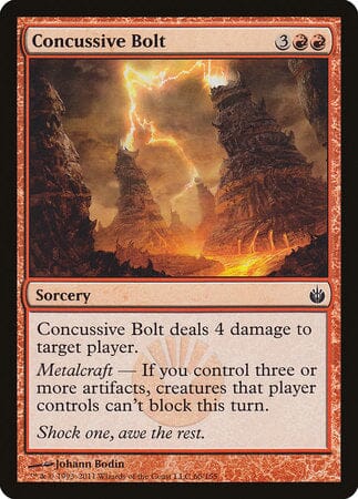 Concussive Bolt [Mirrodin Besieged] MTG Single Magic: The Gathering  | Multizone: Comics And Games