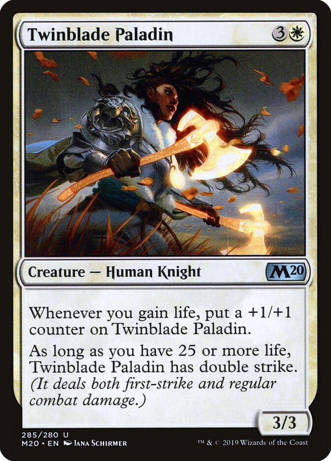 Twinblade Paladin [Core Set 2020] MTG Single Magic: The Gathering  | Multizone: Comics And Games