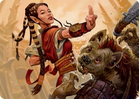 Half-Elf Monk Art Card [Dungeons & Dragons: Adventures in the Forgotten Realms Art Series] MTG Single Magic: The Gathering  | Multizone: Comics And Games