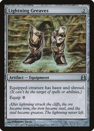 Lightning Greaves [Commander 2011] MTG Single Magic: The Gathering  | Multizone: Comics And Games