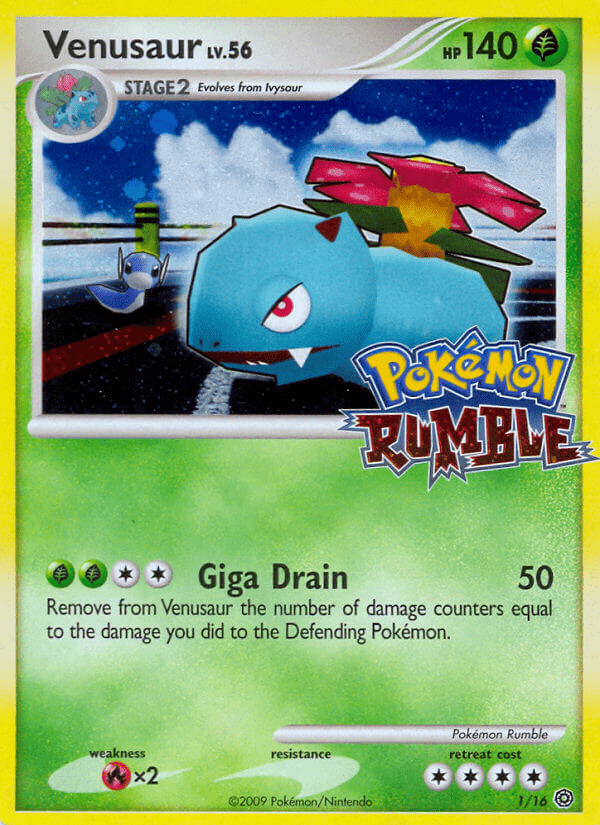 Venusaur (1/16) [Pokémon Rumble] Pokemon Single Pokémon  | Multizone: Comics And Games