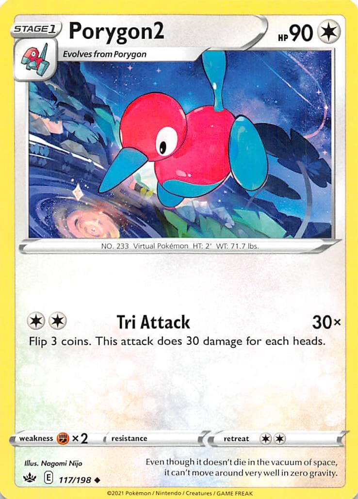 Porygon2 (117/198) [Sword & Shield: Chilling Reign] Pokemon Single Pokémon  | Multizone: Comics And Games