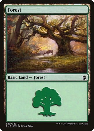 Forest (320) [Commander Anthology] MTG Single Magic: The Gathering  | Multizone: Comics And Games