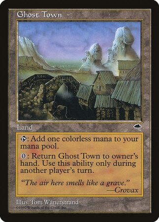 Ghost Town [Tempest] MTG Single Magic: The Gathering  | Multizone: Comics And Games