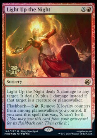 Light Up the Night [Innistrad: Midnight Hunt Prerelease Promos] MTG Single Magic: The Gathering  | Multizone: Comics And Games