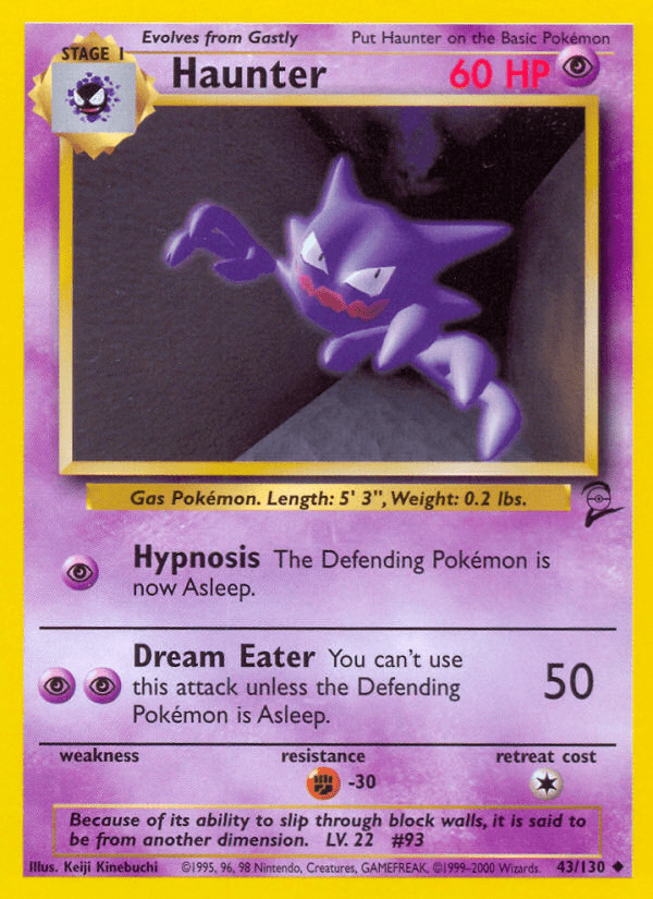 Haunter (43/130) [Base Set 2] Pokemon Single Pokémon  | Multizone: Comics And Games