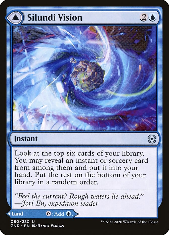 Silundi Vision // Silundi Isle [Zendikar Rising] MTG Single Magic: The Gathering  | Multizone: Comics And Games